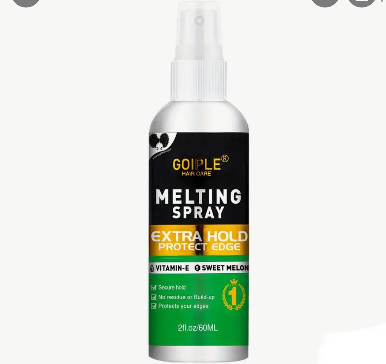 Lace wig melting spray invisible