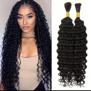 2 in 1 Boho Braids & Goddess Braids Curly Hair Extensions