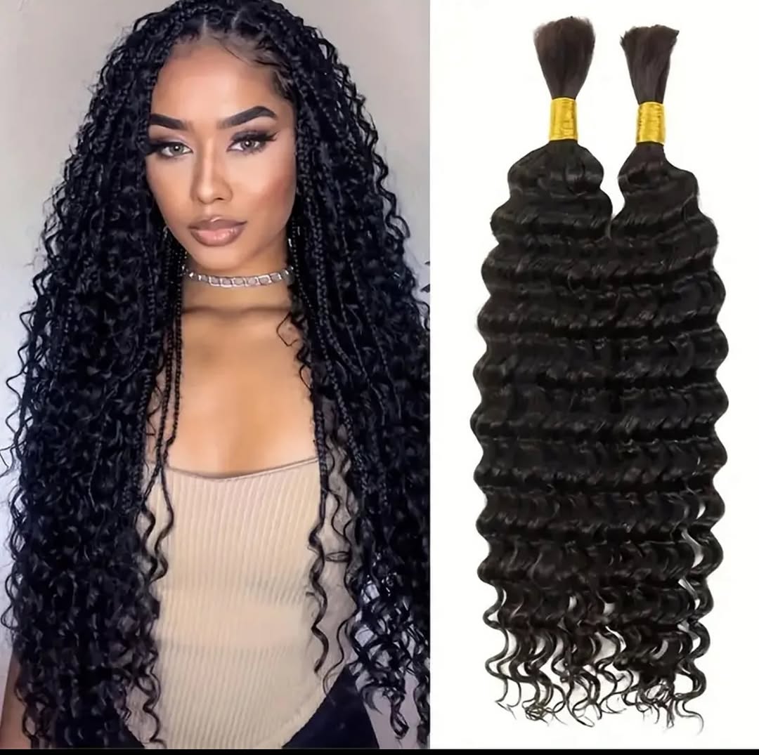 2 in 1 Boho Braids & Goddess Braids Curly Hair Extensions