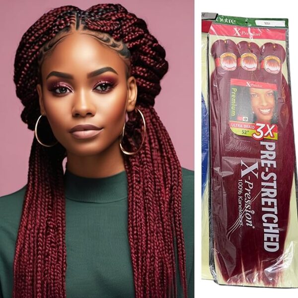 Outre Premium 3X Pre-Stretched X-PRESSION Ultra Braid 52" 100% Kanekalon - Image 10
