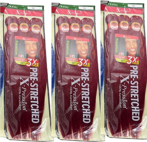 Outre Premium 3X Pre-Stretched X-PRESSION Ultra Braid 52" 100% Kanekalon - Image 5